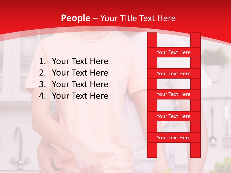 Lunch People Cooking PowerPoint Template