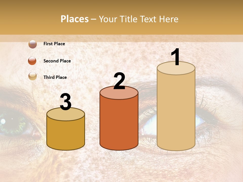 Portrait Macro Senses PowerPoint Template