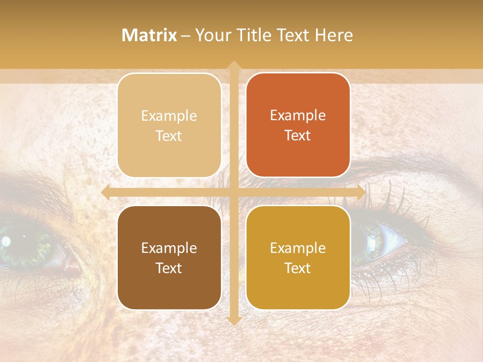 Portrait Macro Senses PowerPoint Template