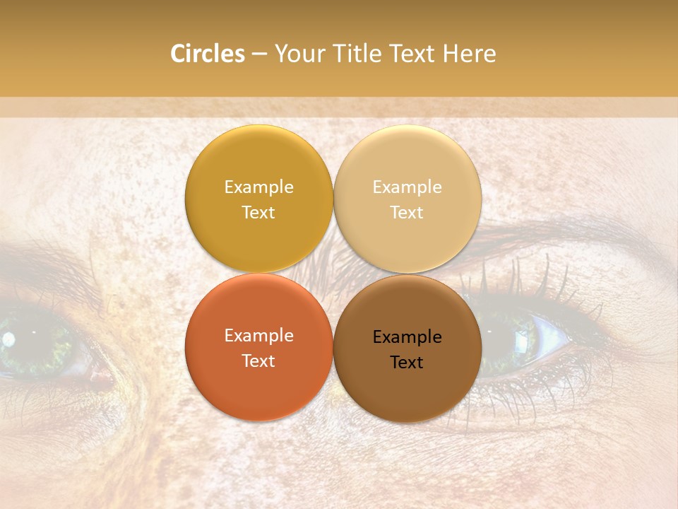 Portrait Macro Senses PowerPoint Template