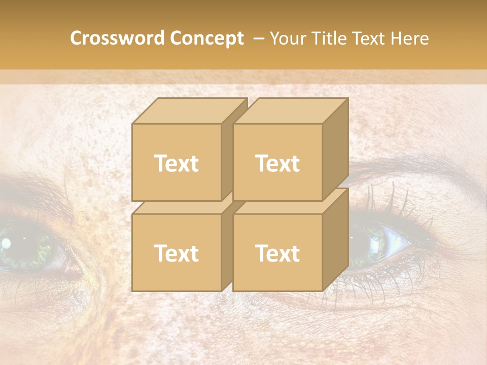 Portrait Macro Senses PowerPoint Template