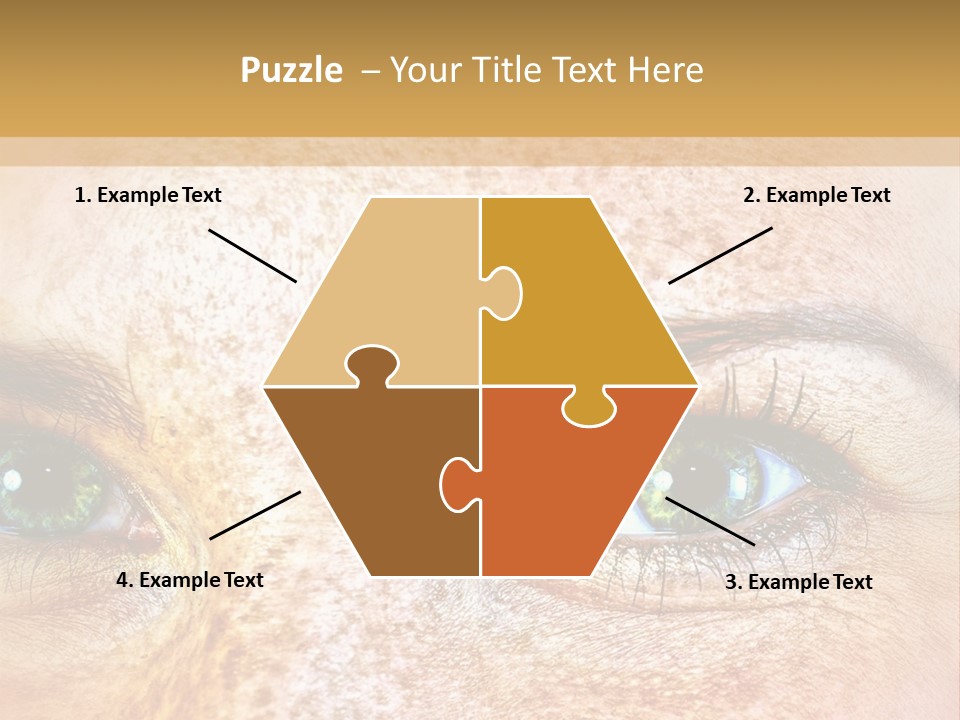 Portrait Macro Senses PowerPoint Template