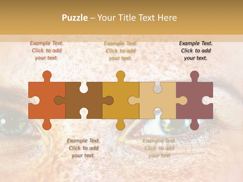 Portrait Macro Senses PowerPoint Template