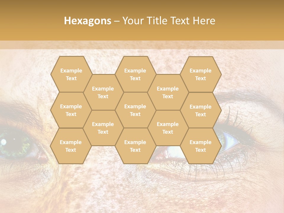 Portrait Macro Senses PowerPoint Template