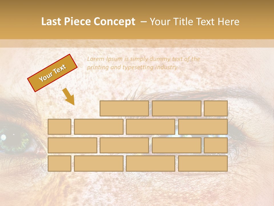 Portrait Macro Senses PowerPoint Template