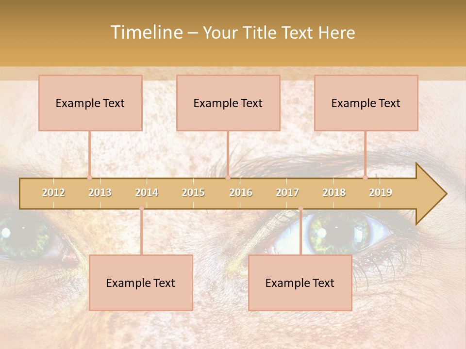 Portrait Macro Senses PowerPoint Template