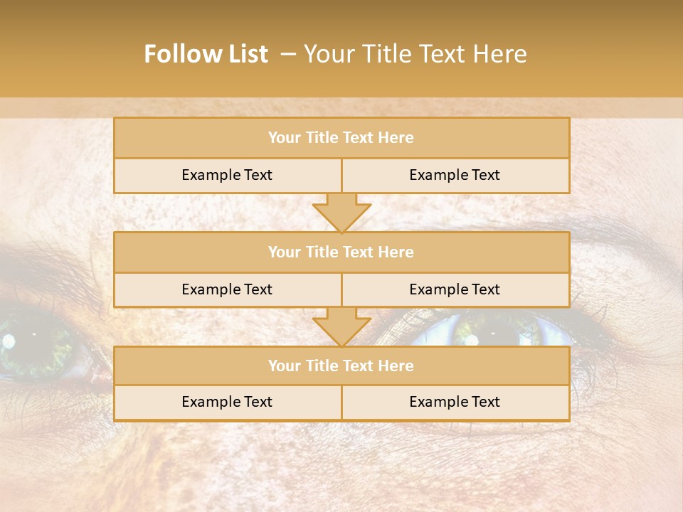 Portrait Macro Senses PowerPoint Template
