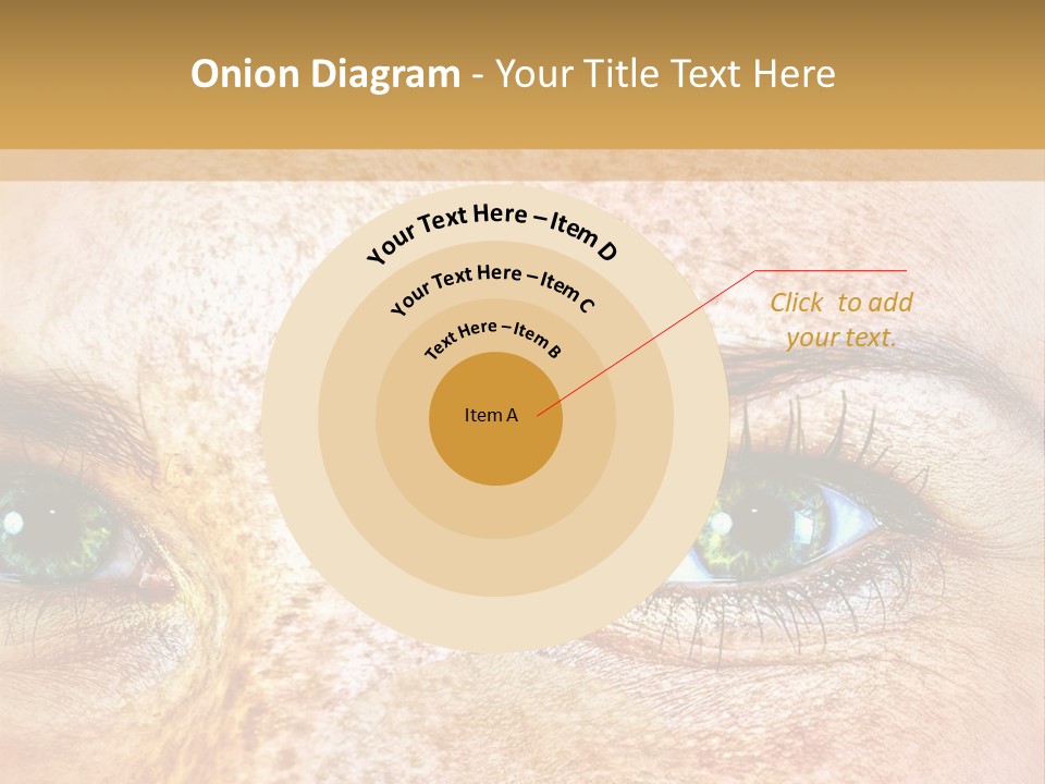 Portrait Macro Senses PowerPoint Template