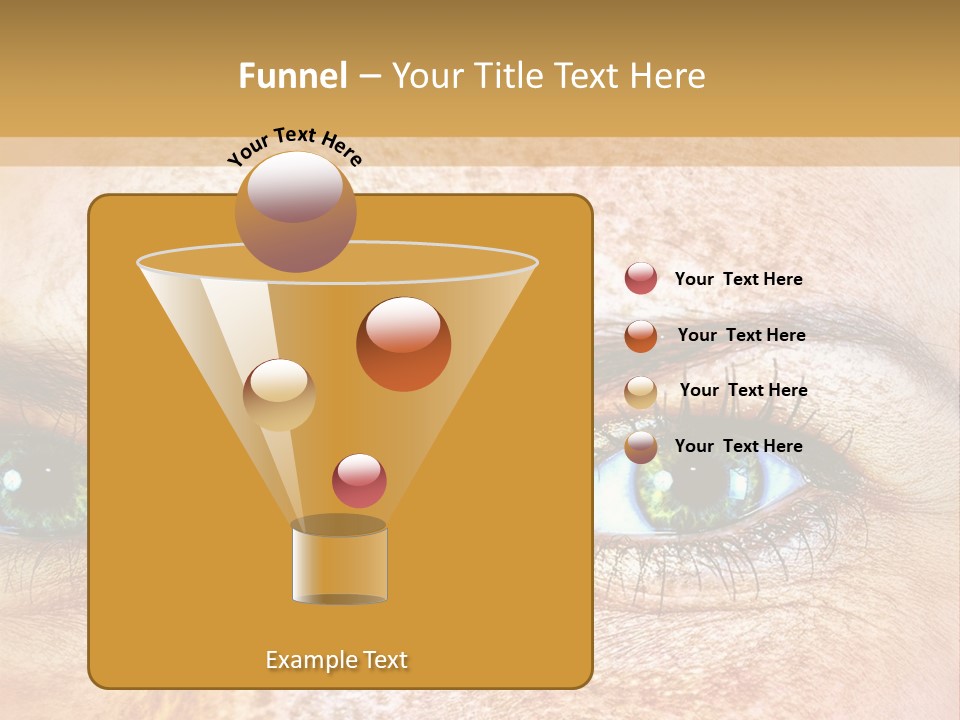 Portrait Macro Senses PowerPoint Template