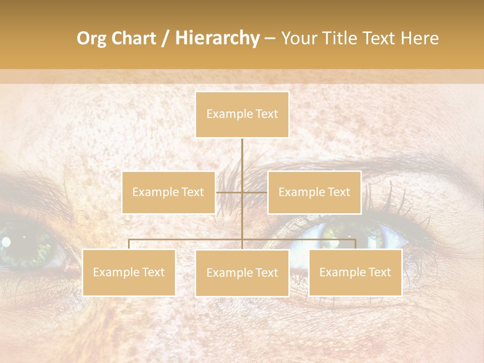 Portrait Macro Senses PowerPoint Template