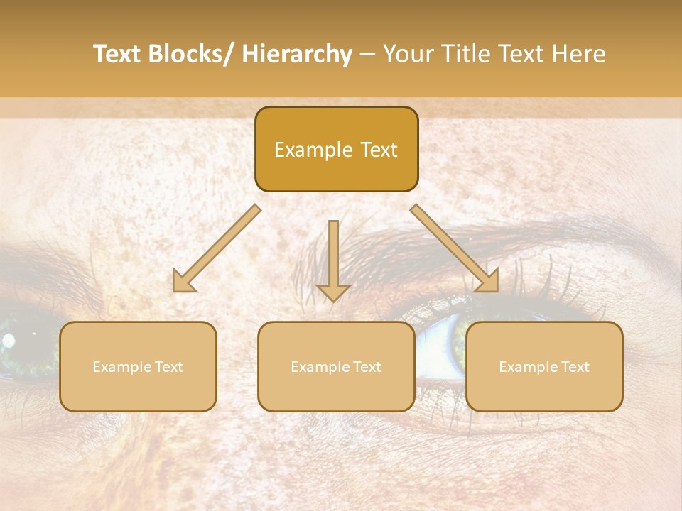 Portrait Macro Senses PowerPoint Template