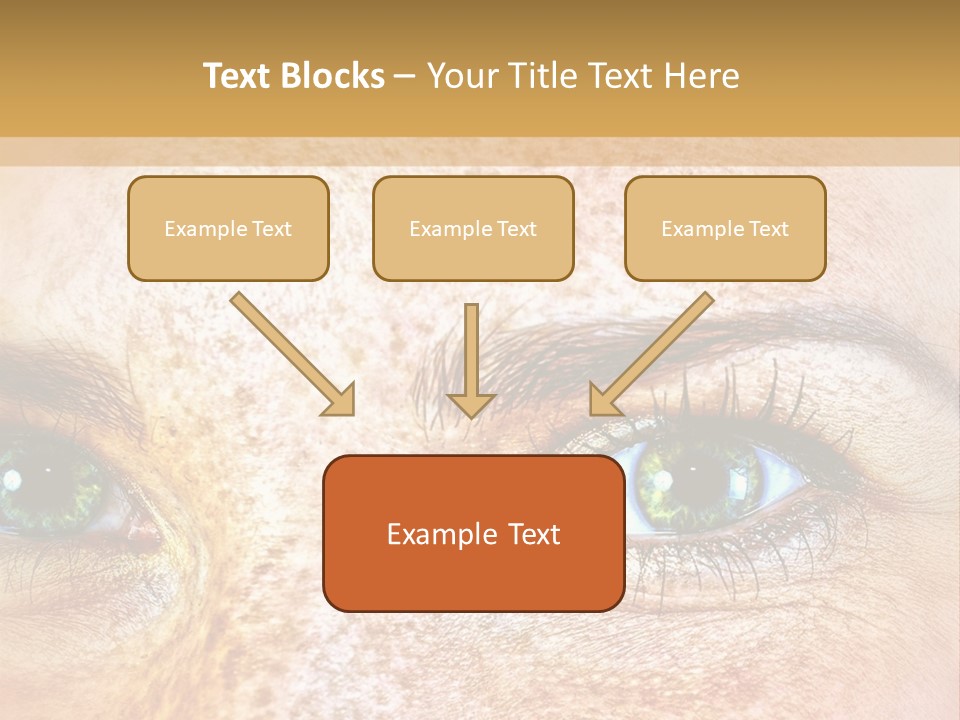 Portrait Macro Senses PowerPoint Template
