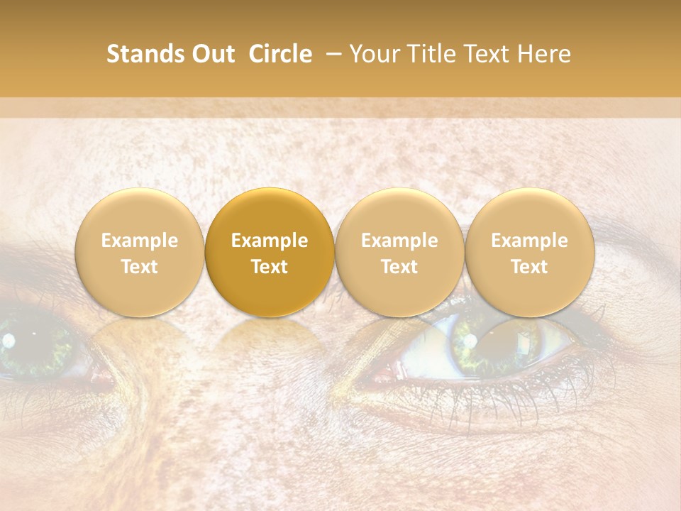 Portrait Macro Senses PowerPoint Template