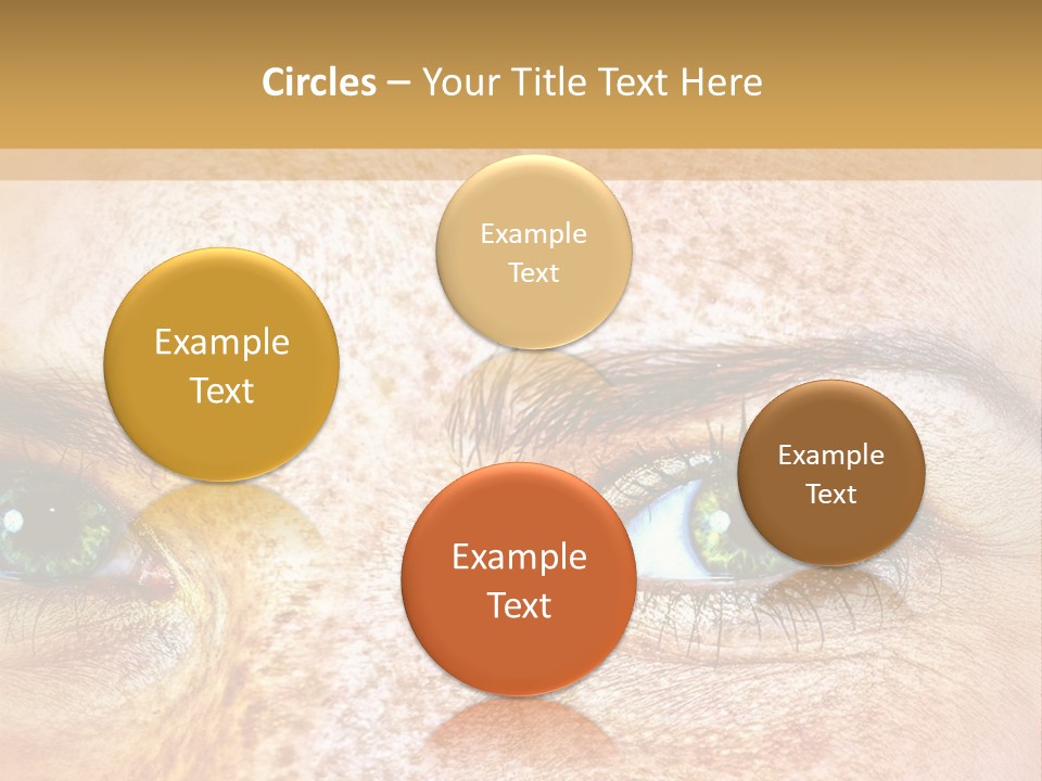 Portrait Macro Senses PowerPoint Template