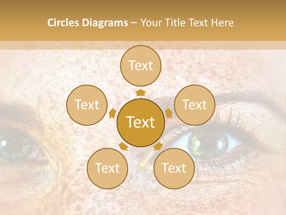 Portrait Macro Senses PowerPoint Template