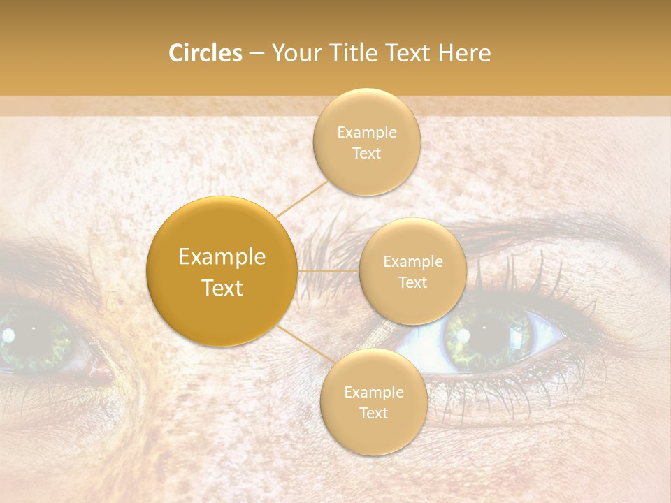 Portrait Macro Senses PowerPoint Template