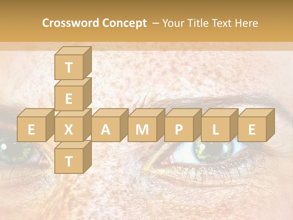 Portrait Macro Senses PowerPoint Template