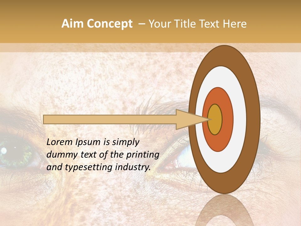 Portrait Macro Senses PowerPoint Template