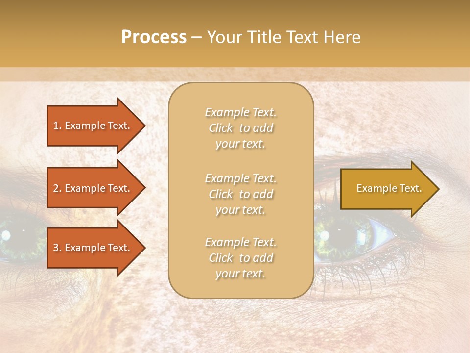Portrait Macro Senses PowerPoint Template