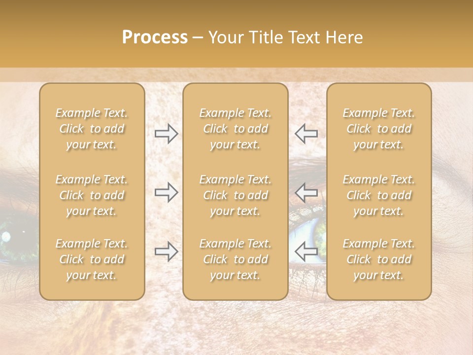 Portrait Macro Senses PowerPoint Template