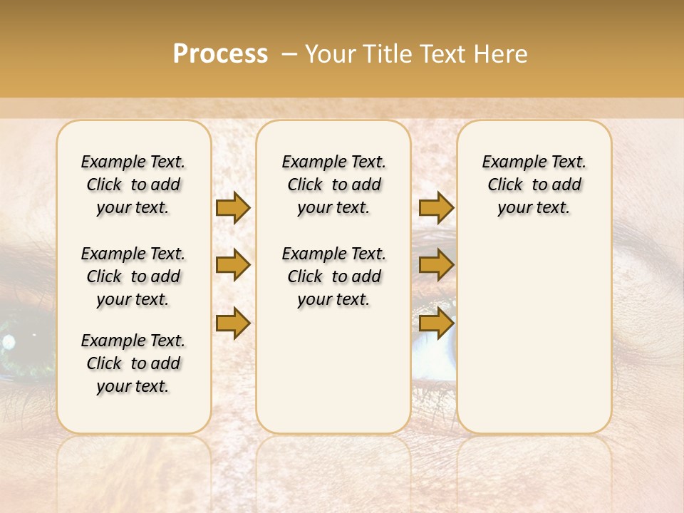 Portrait Macro Senses PowerPoint Template