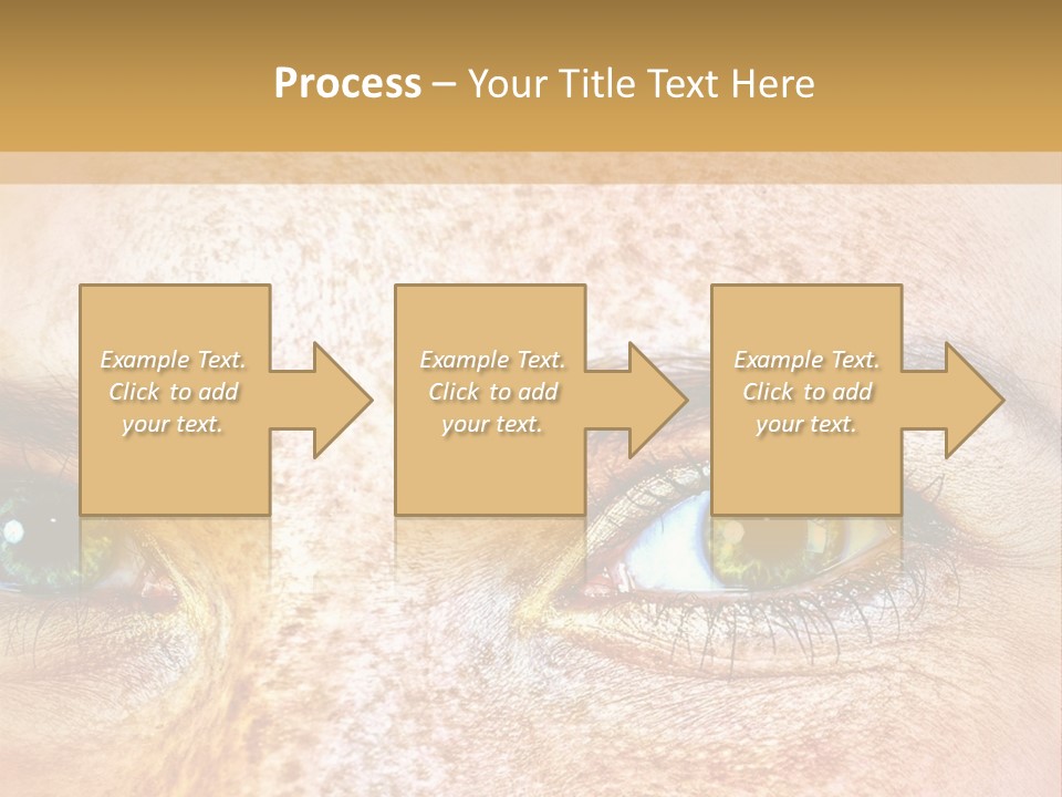 Portrait Macro Senses PowerPoint Template