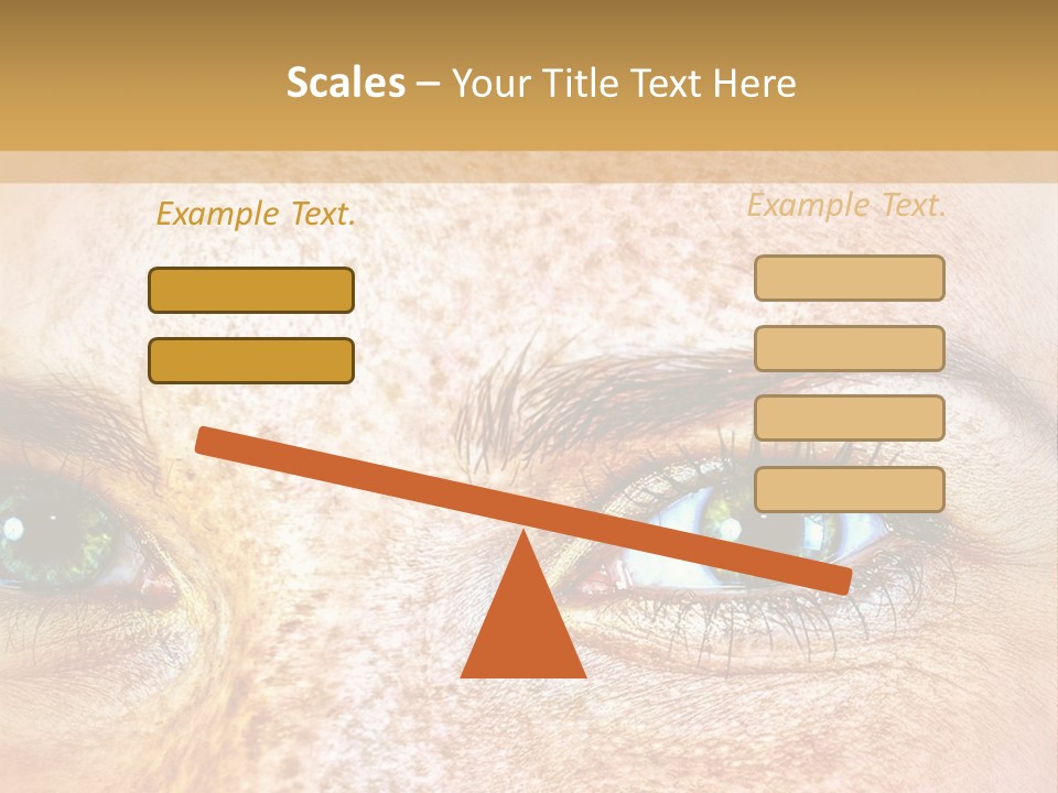 Portrait Macro Senses PowerPoint Template