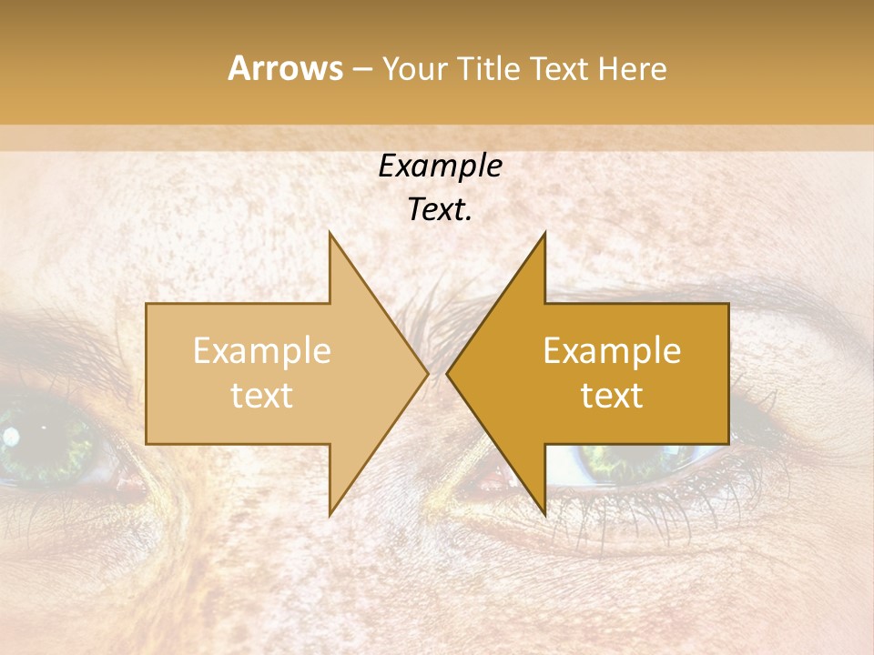 Portrait Macro Senses PowerPoint Template