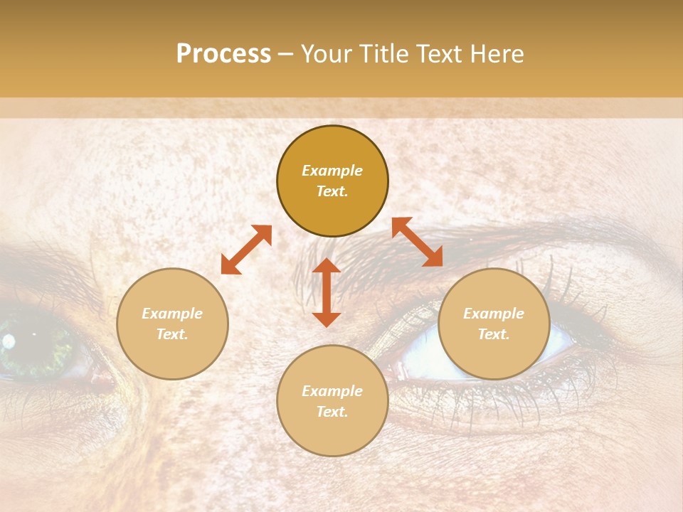 Portrait Macro Senses PowerPoint Template