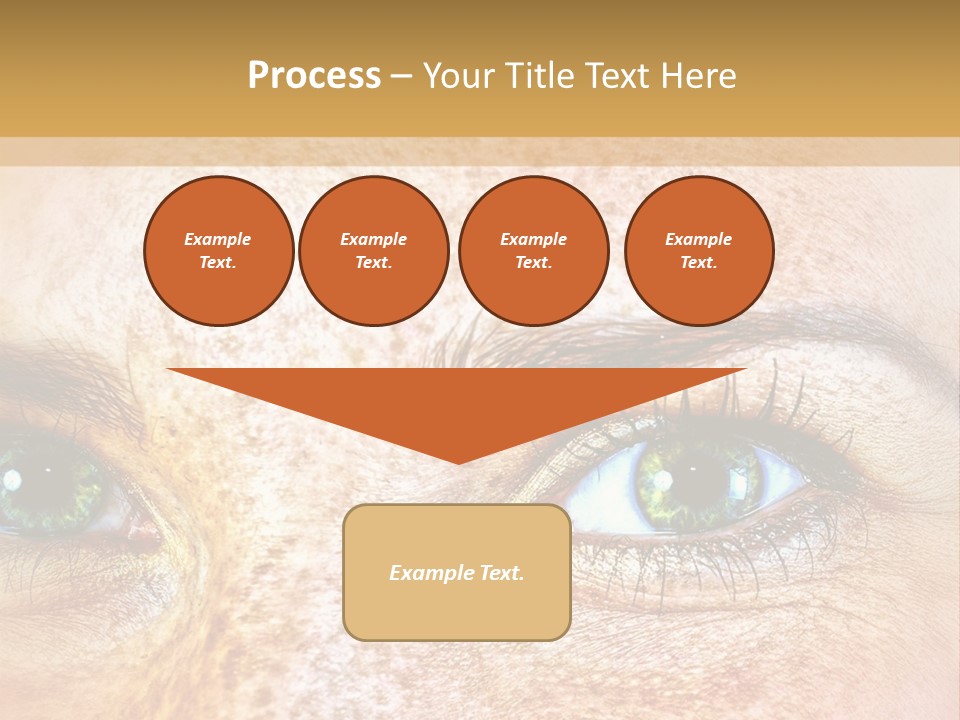 Portrait Macro Senses PowerPoint Template