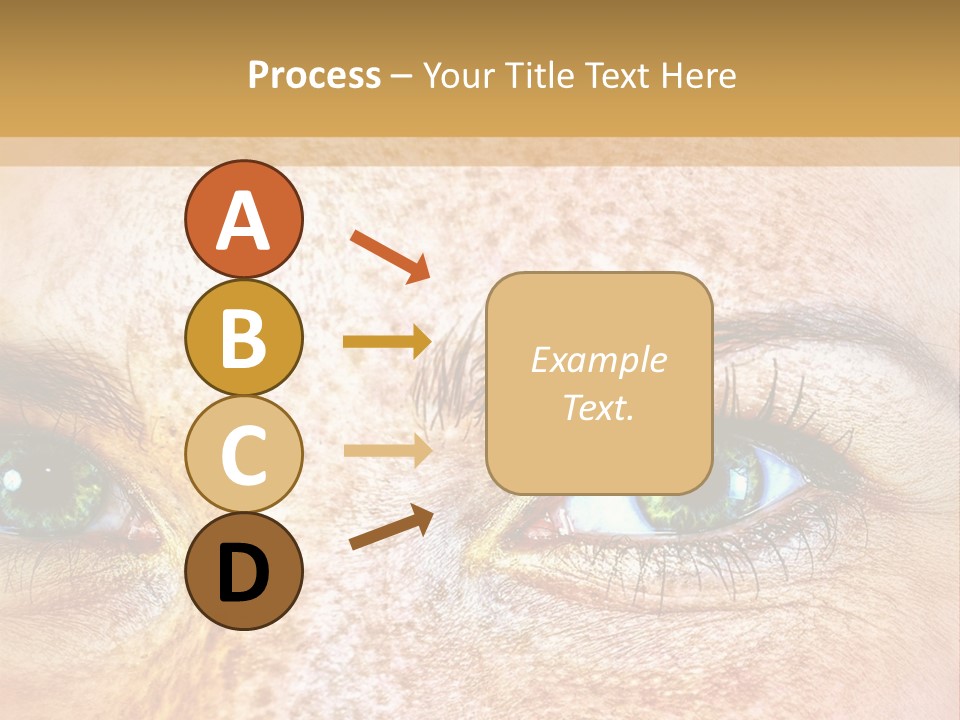 Portrait Macro Senses PowerPoint Template