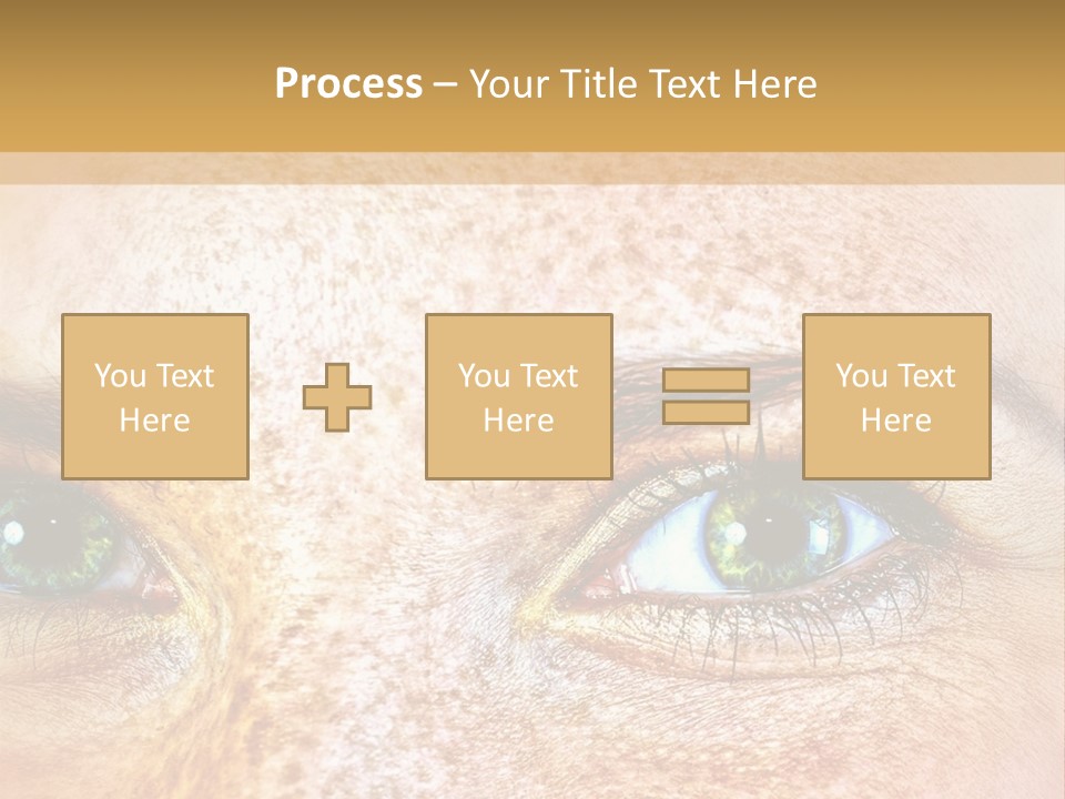 Portrait Macro Senses PowerPoint Template