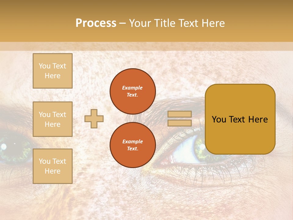 Portrait Macro Senses PowerPoint Template
