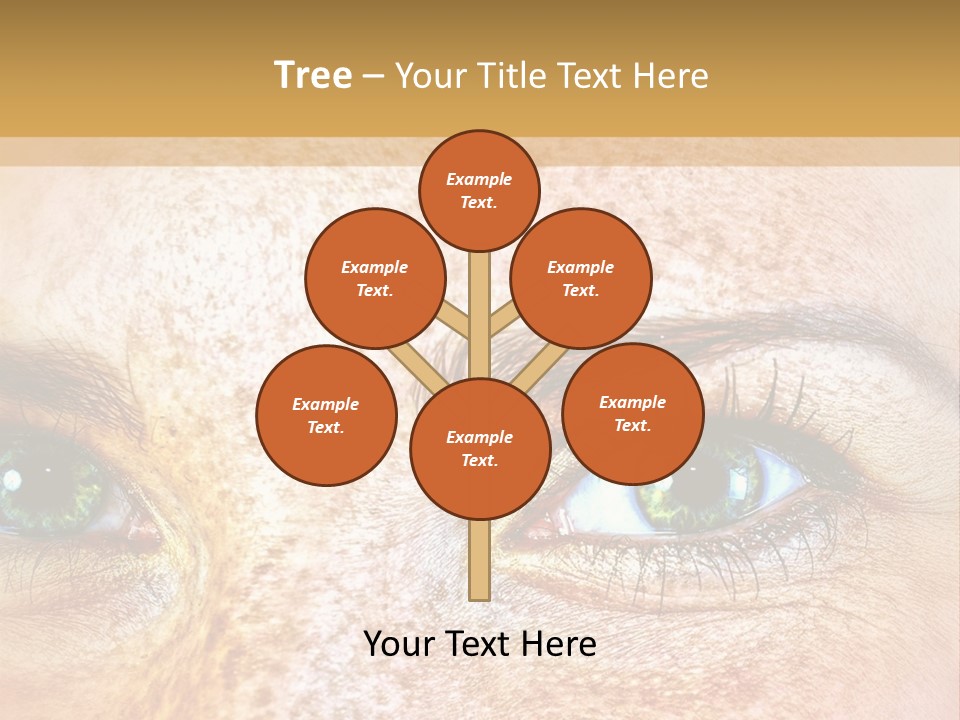 Portrait Macro Senses PowerPoint Template