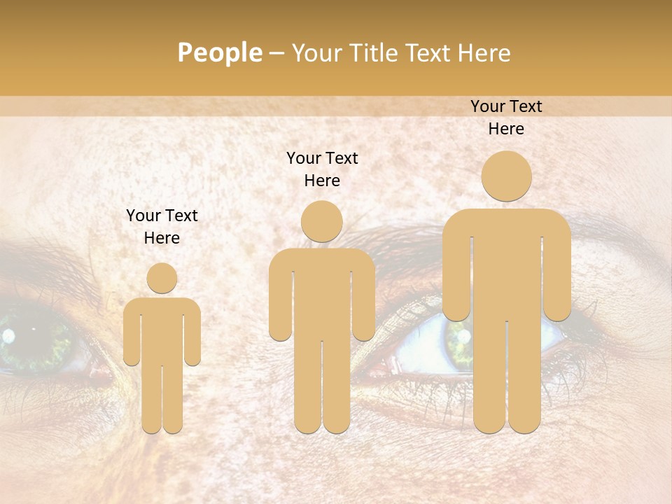 Portrait Macro Senses PowerPoint Template