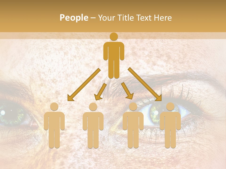 Portrait Macro Senses PowerPoint Template