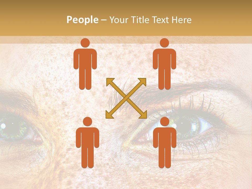 Portrait Macro Senses PowerPoint Template