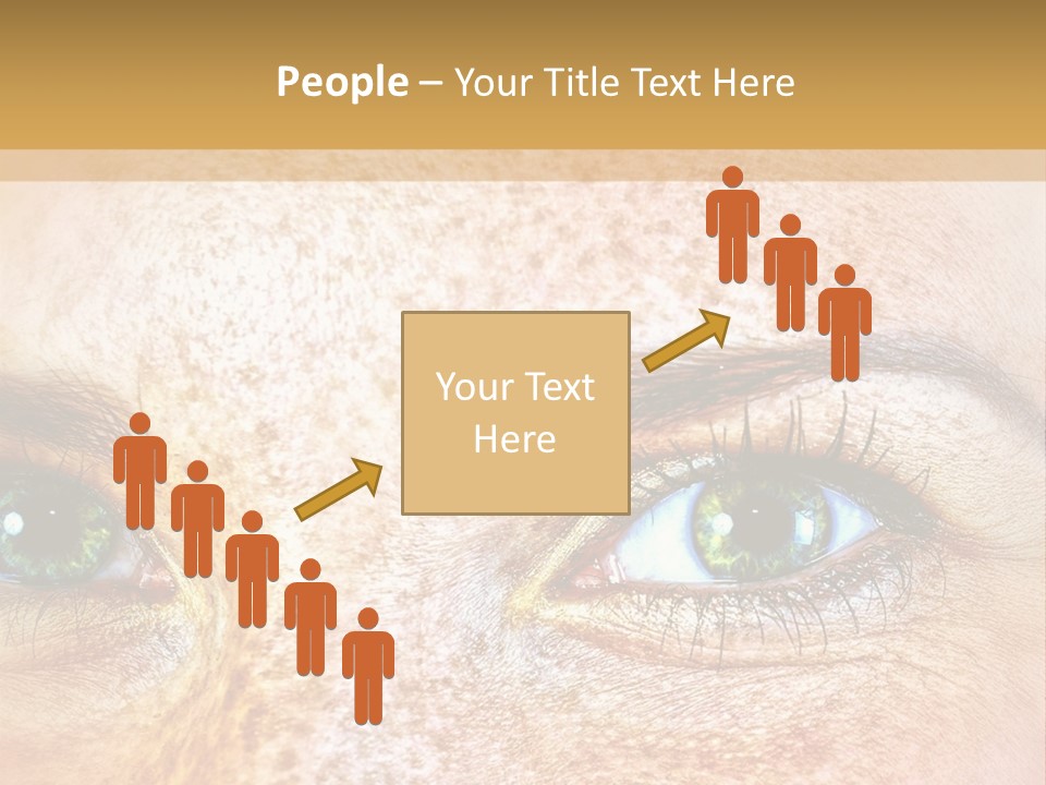 Portrait Macro Senses PowerPoint Template