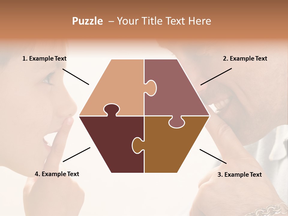 Looking Talk Person PowerPoint Template