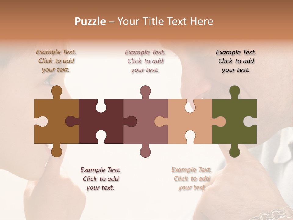 Looking Talk Person PowerPoint Template