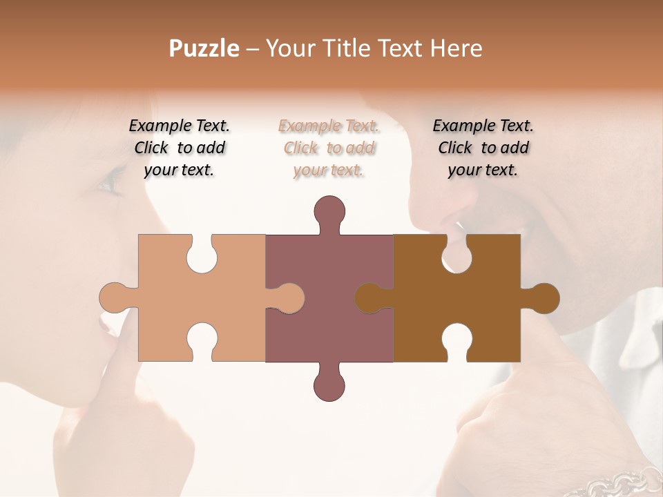 Looking Talk Person PowerPoint Template