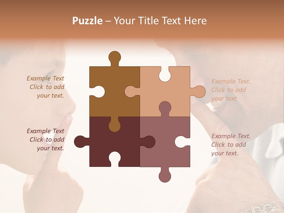 Looking Talk Person PowerPoint Template