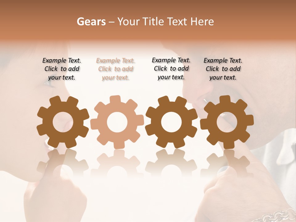 Looking Talk Person PowerPoint Template