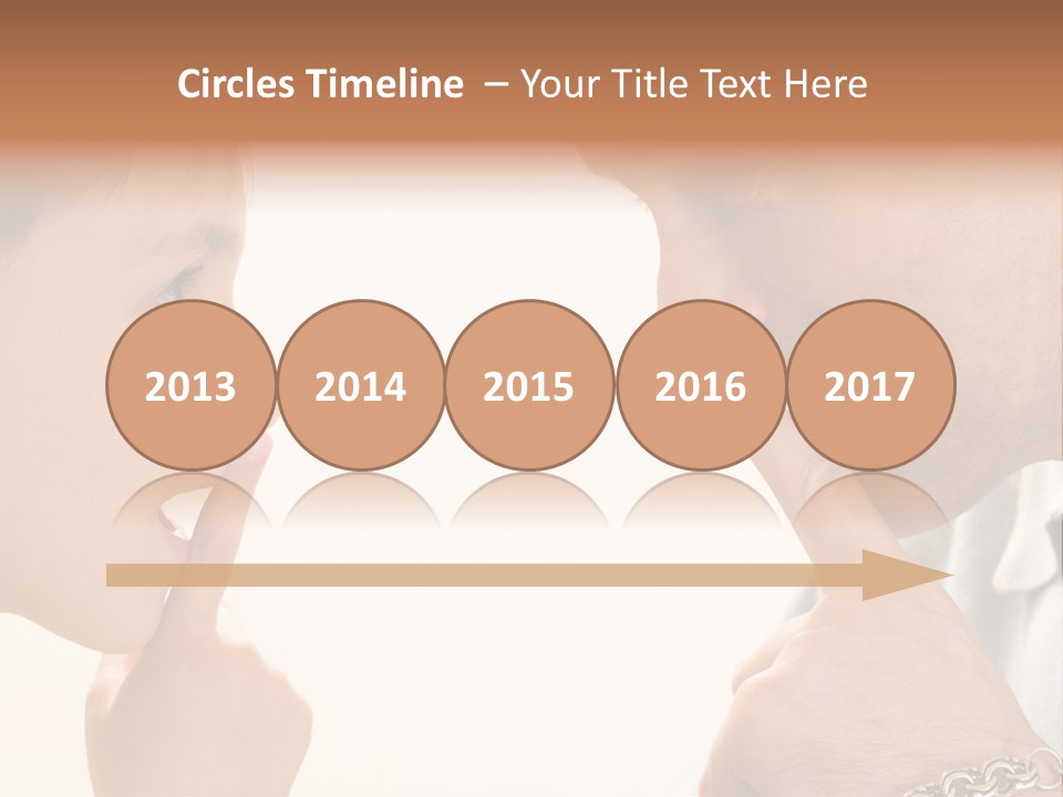 Looking Talk Person PowerPoint Template