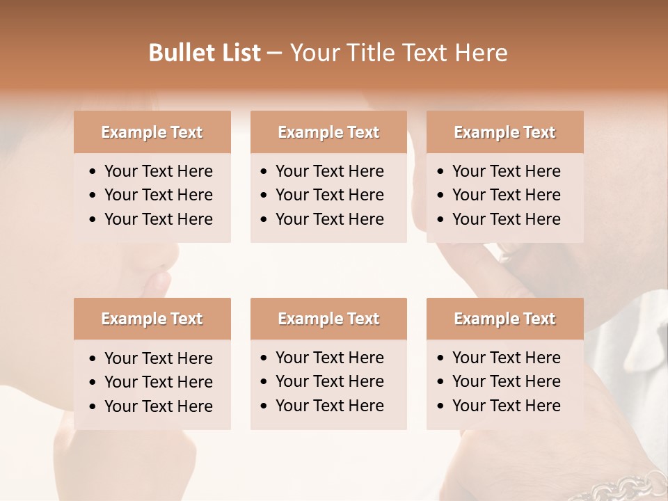 Looking Talk Person PowerPoint Template