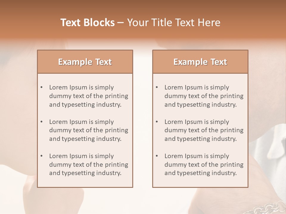 Looking Talk Person PowerPoint Template