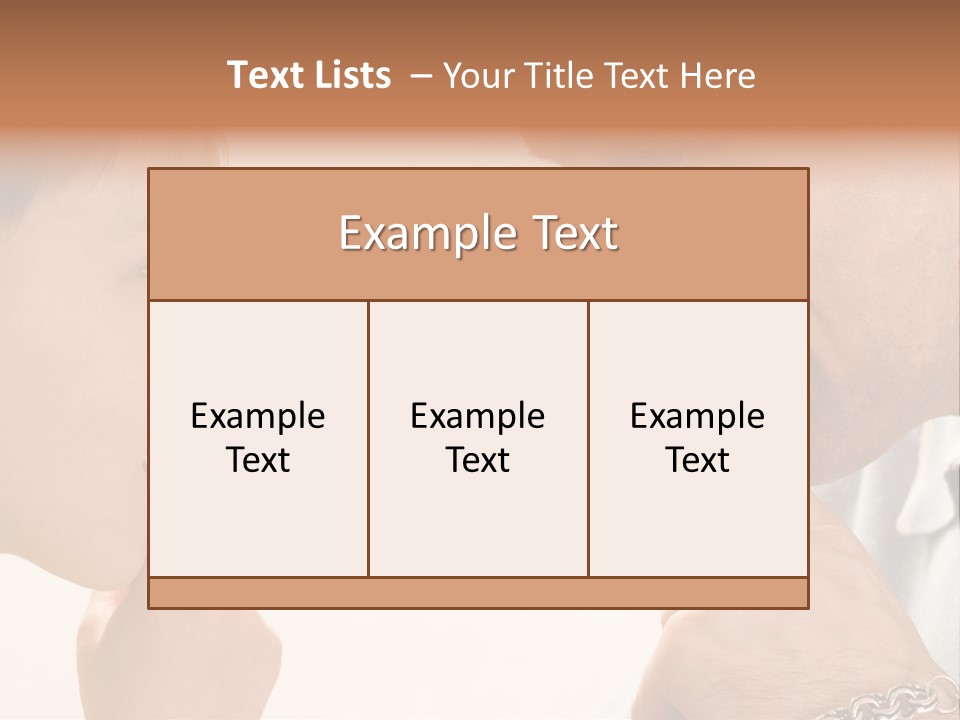Looking Talk Person PowerPoint Template
