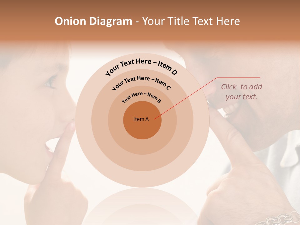 Looking Talk Person PowerPoint Template