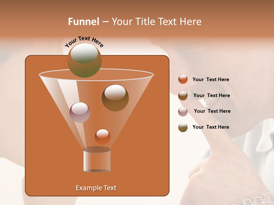Looking Talk Person PowerPoint Template