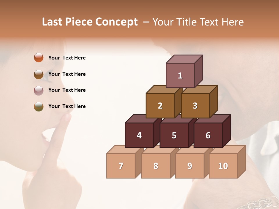 Looking Talk Person PowerPoint Template